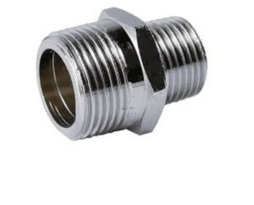 اتصالات لوله فولادی ضد زنگ رزوه ای 304 316L کاهش دهنده نوک سینه شش گوش