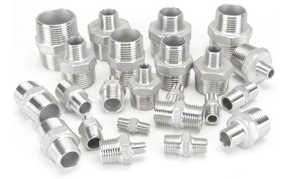 Sanitary 316 316L Stainless Steel Pipe Fittings 6000 PSI Hex Reducing Bushing