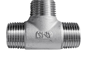 سه راهی کاهش دهنده رزوه ای از جنس استنلس استیل 3/4 اینچی OEM برای اتصال